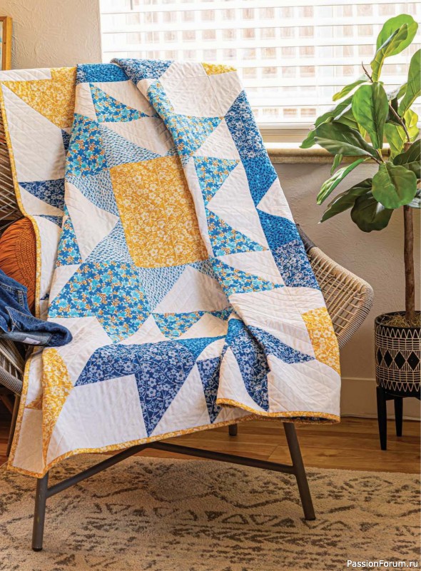 Коллекция проектов для рукодельниц в журнале «Quick+Easy Quilts - Fall 2025»
