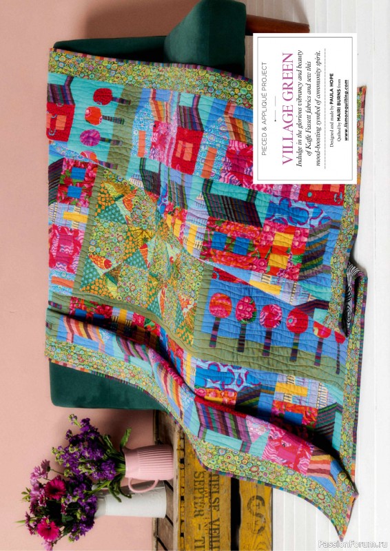 Коллекция проектов для рукодельниц в журнале «Todays Quilter №132 2025»