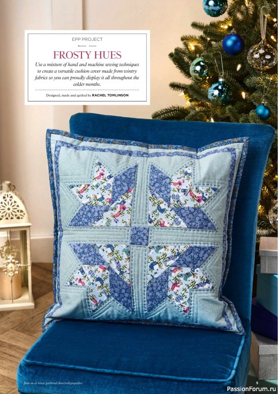 Коллекция проектов для рукодельниц в журнале «Todays Quilter №133 2025»