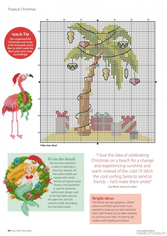 Коллекция вышивки в журнале «Cross Stitch Favourites - Christmas 2025»