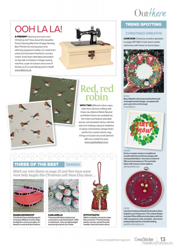Коллекция вышивки в журнале «CrossStitcher №389 2022»