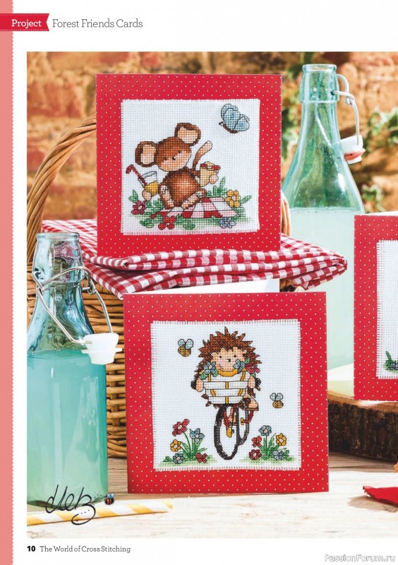 Коллекция вышивки в журнале «The World of Cross Stitching №374 2026»