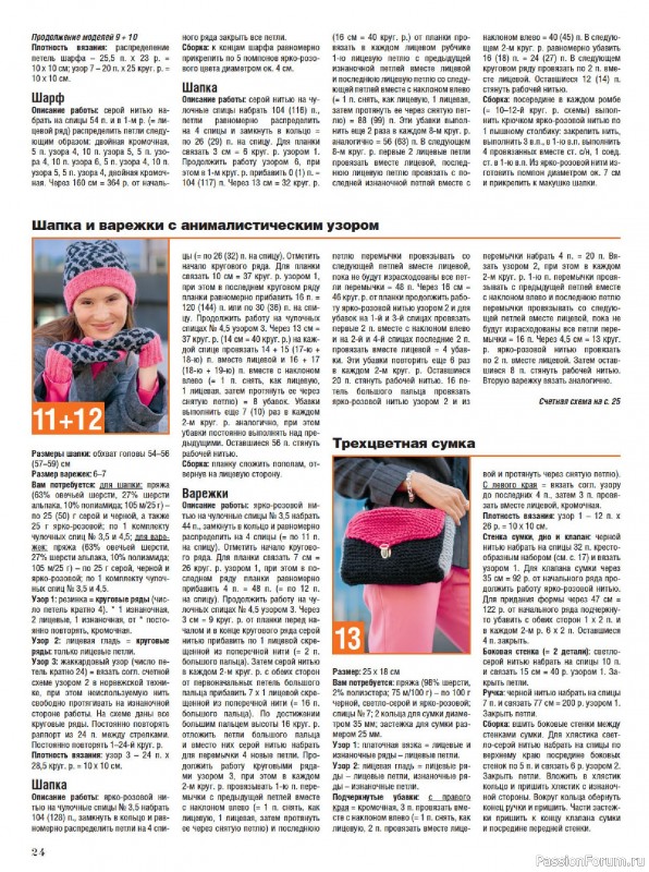 Вязаные модели в журнале «Сабрина №12 2025»