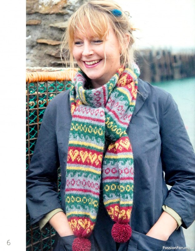 Вязаные проекты в книге «More Easy Fairisle Knits».