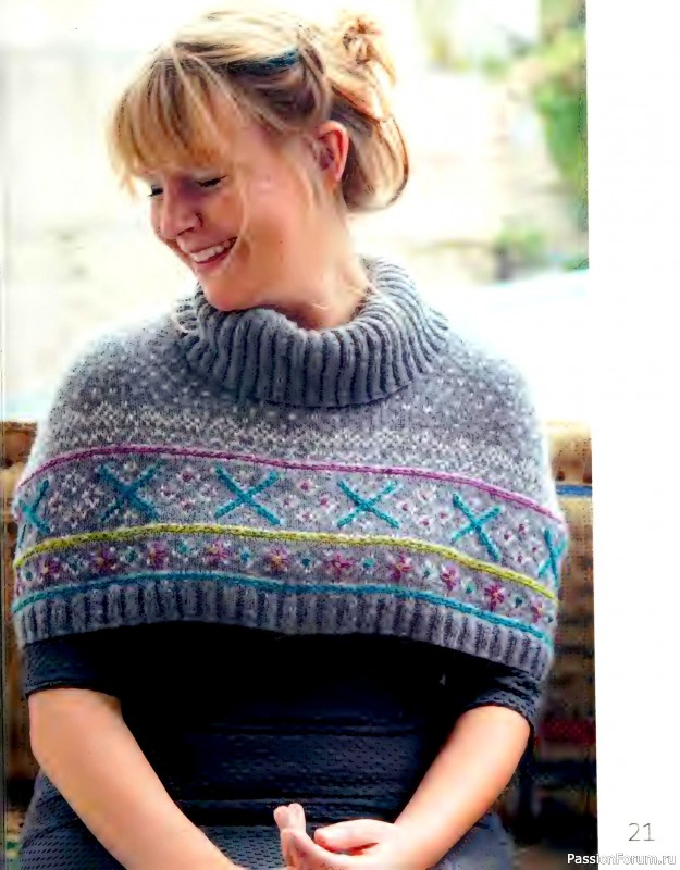 Вязаные проекты в книге «More Easy Fairisle Knits».