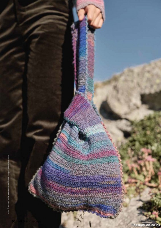Вязаные проекты в журнале &laquo;Hakeln Spezial №2 2026 - Taschen&raquo;