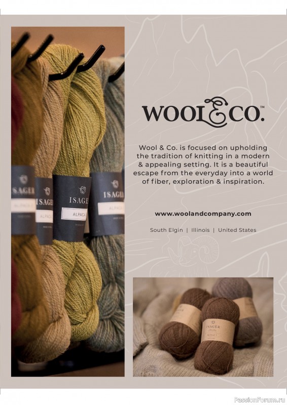 Вязаные проекты в журнале «Laine Magazine №26 2025».