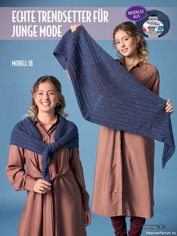Вязаные проекты в журнале «Woolly Hugs Maschenwelt №6 2025»