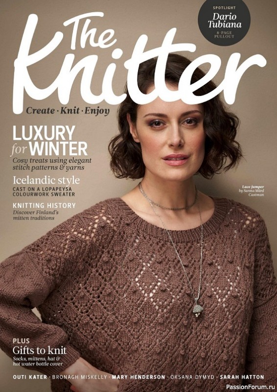Вязаные модели спицами в журнале «The Knitter №183 2022»
