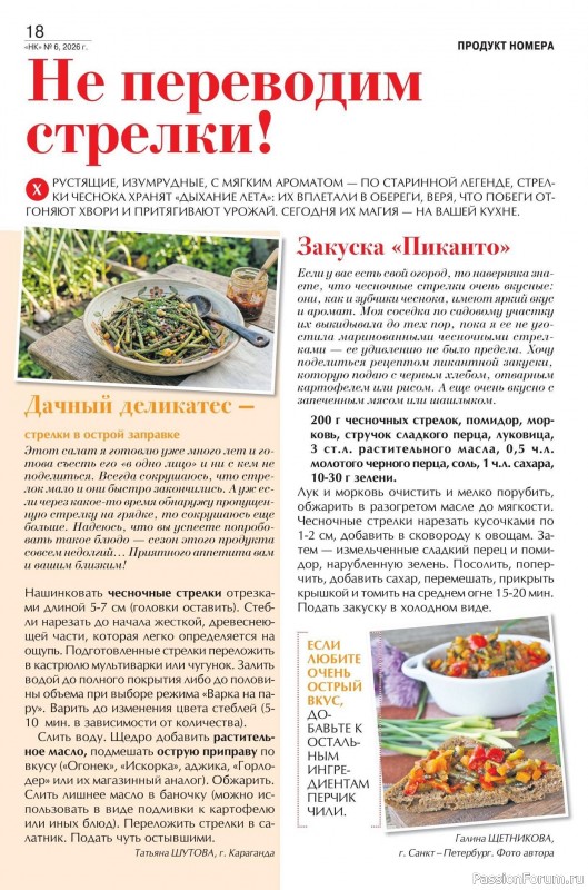 Коллекция кулинарных рецептов в журнале «Наша кухня №6 2026»