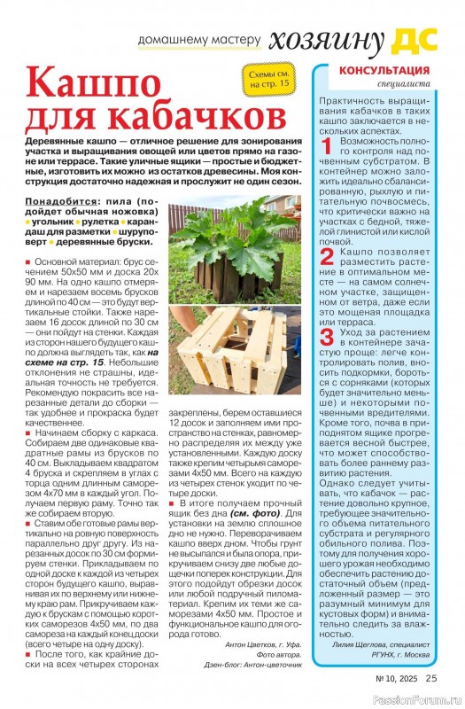 Коллекция проектов для рукодельниц в журнале «Делаем сами №10 2025»