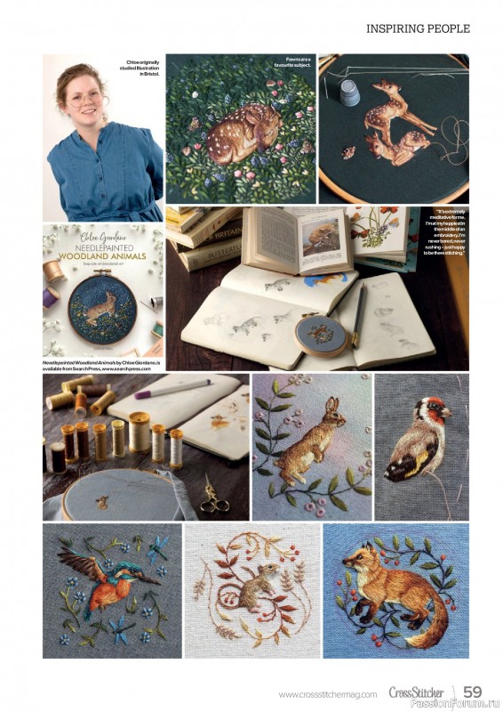Коллекция вышивки в журнале «CrossStitcher №424 2025»
