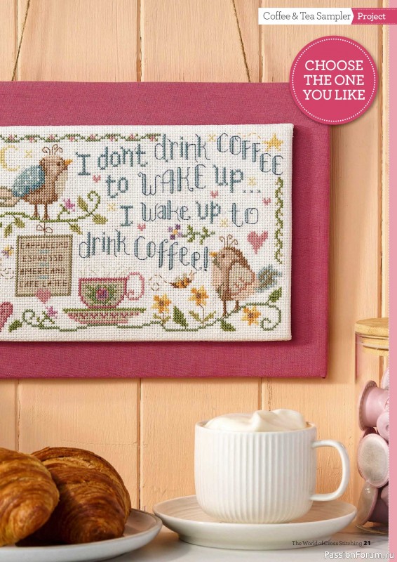 Коллекция вышивки в журнале «The World of Cross Stitching №375 2026»