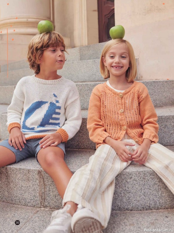 Вязаные модели для детей в журнале &laquo;Kinder Maschenmode №1 2026&raquo;