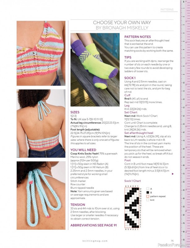 Вязаные модели спицами в журнале «Knitting №232 2022»