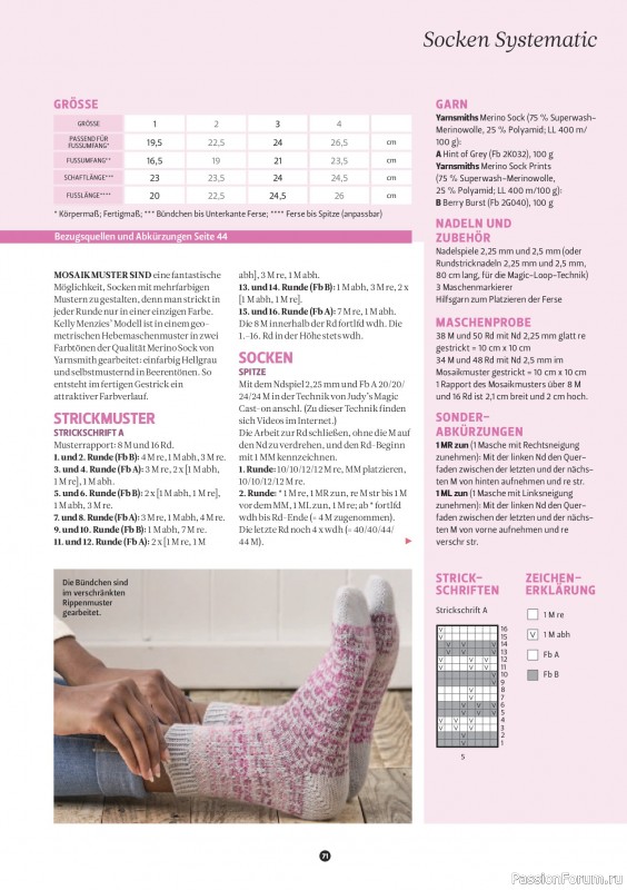 Вязаные проекты спицами в журнале &laquo;The Knitter №81 2026 Germany&raquo;