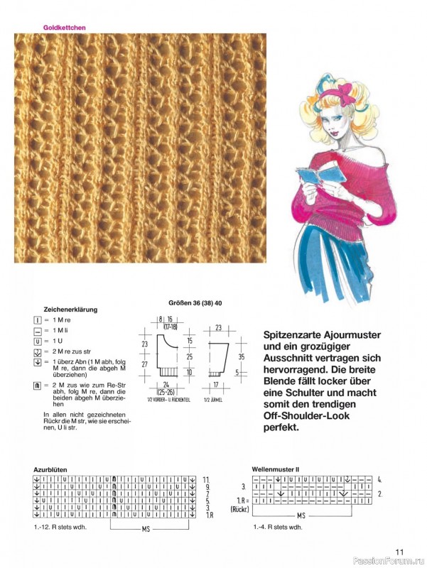 Вязаные проекты в журнале «Meine Strickmode MS114 2023»