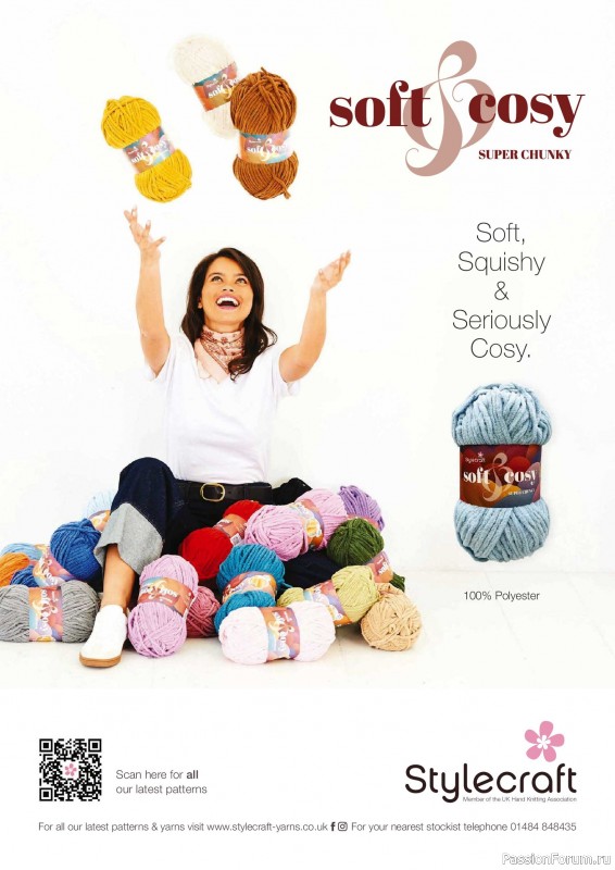 Вязаные проекты в журнале &laquo;Simply Knitting №282 2026&raquo;