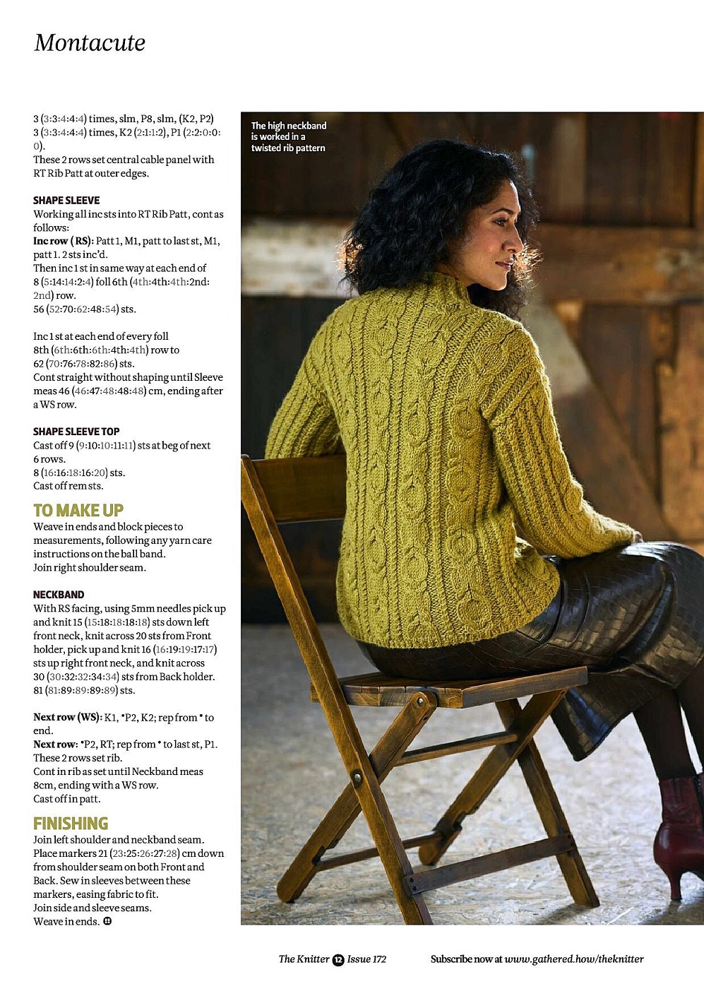 Коллекция трикотажной одежды в журнале "The Knitter №172 2021"