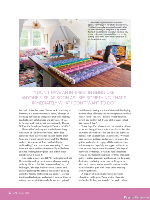 Коллекция проектов для рукодельниц в журнале &laquo;American Patchwork & Quilting №199 2026&raquo;