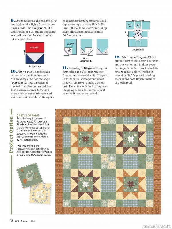 Коллекция проектов для рукодельниц в журнале &laquo;American Patchwork & Quilting №200 2026&raquo;