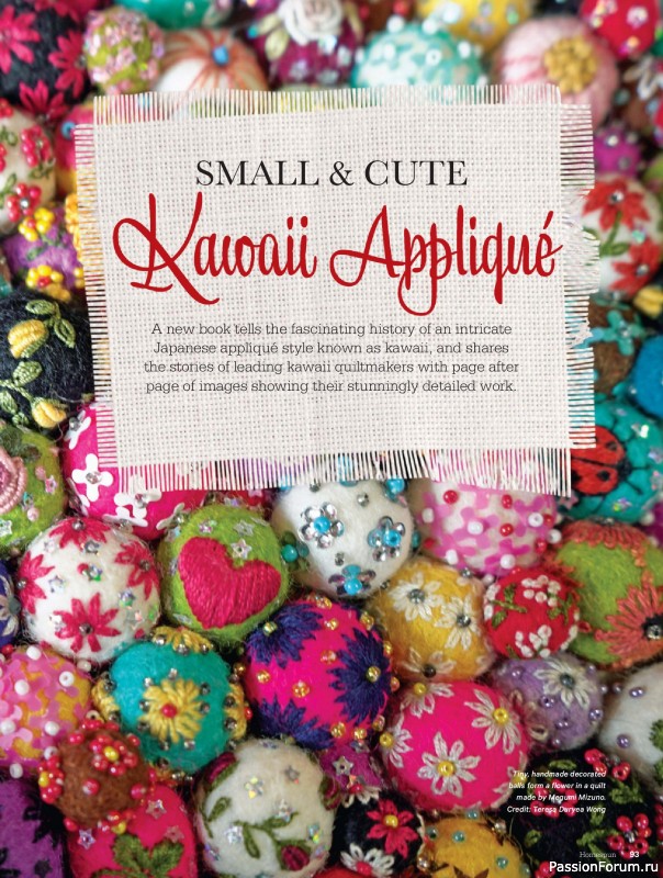 Коллекция проектов для рукодельниц в журнале &laquo;Australian Homespun - February-March 2026&raquo;