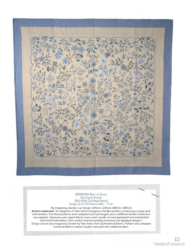 Коллекция проектов для рукодельниц в журнале «Quilters Companion №136 2025»