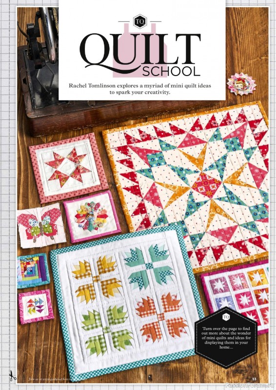 Коллекция проектов для рукодельниц в журнале «Todays Quilter №135 2025»