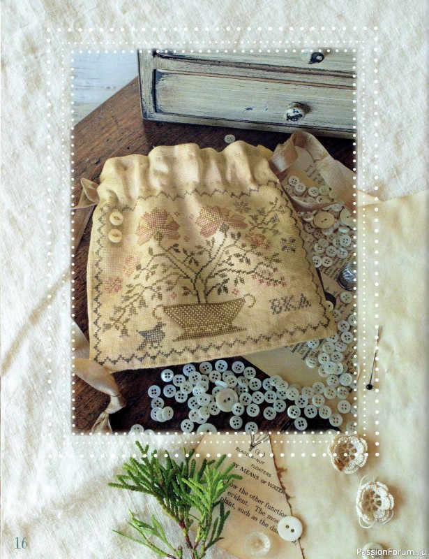Коллекция вышивки в книге «Sewing Club»