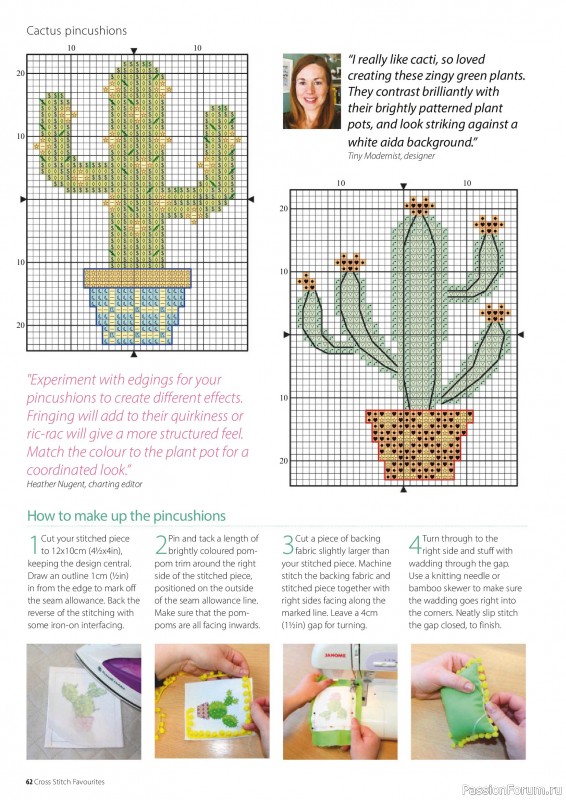 Коллекция вышивки в журнале «Cross Stitch Favourites - Flowers 2026»