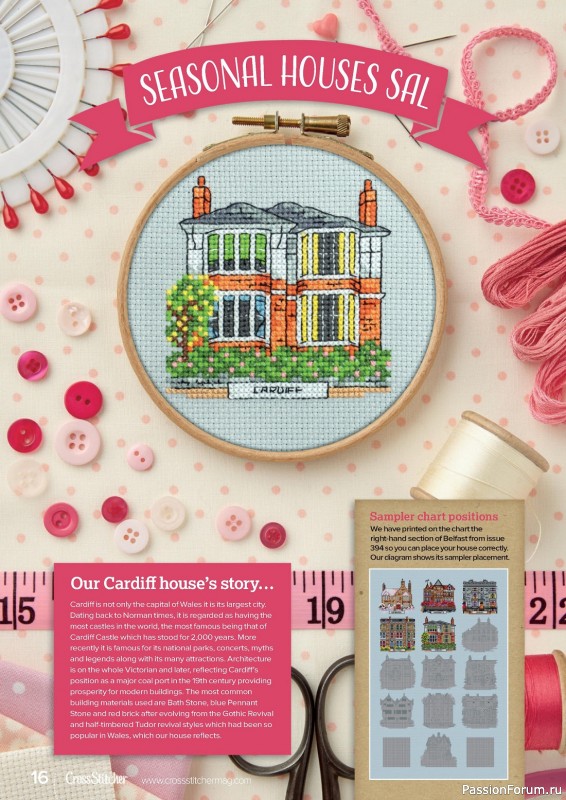 Коллекция вышивки в журнале «CrossStitcher №395 2023»