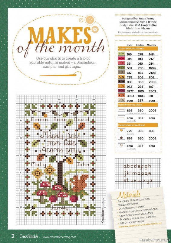 Коллекция вышивки в журнале «CrossStitcher №427 2025»