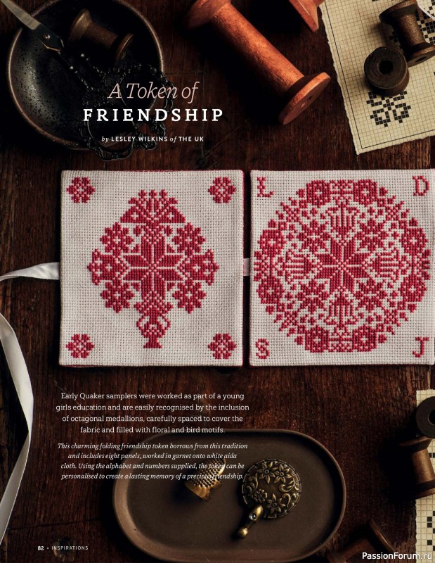 Коллекция вышивки в журнале &laquo;Inspirations №130 2026&raquo;