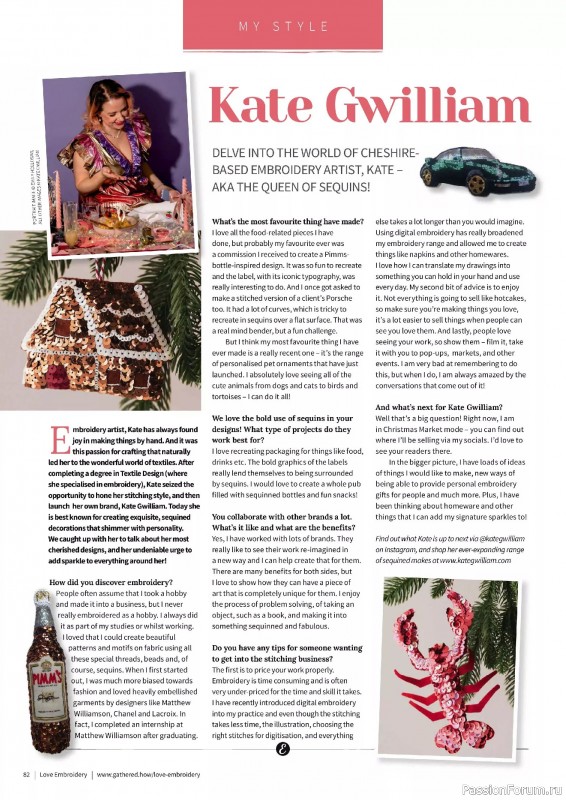 Коллекция вышивки в журнале «Love Embroidery №73 2025»