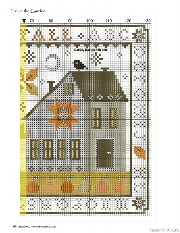 Коллекция вышивки в журнале «Punch Needle & Primitive Stitcher – Fall 2025»