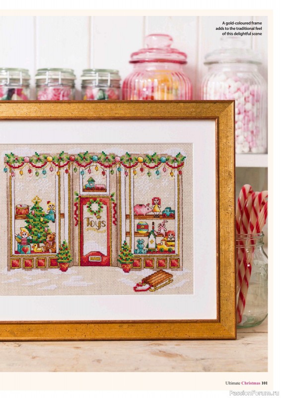 Коллекция вышивки в журнале «Ultimate CrossStitch - Christmas 2025»