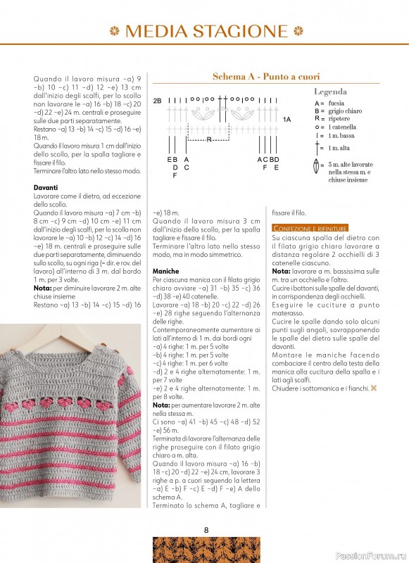 Вязаные модели для детей в журнале «Piu Maglia Bebe №4 2025»