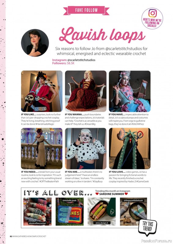 Вязаные проекты крючком в журнале «Simply Crochet №166 2025»