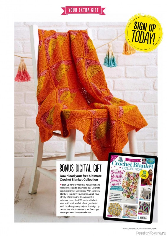 Вязаные проекты крючком в журнале «Simply Crochet №167 2025»