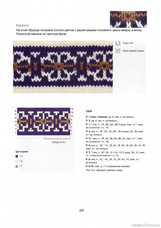 Вязаные проекты в книге &laquo;Библия многоцветных узоров Fair Isle&raquo;.