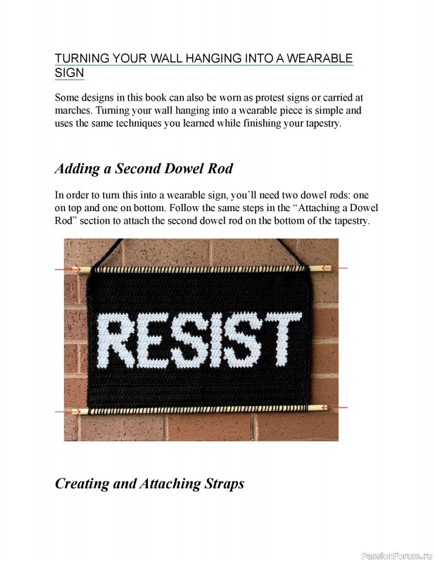 Вязаные проекты в книге «Modern Crochet Tapestries»