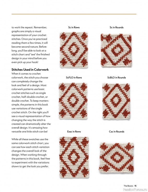 Вязаные проекты в книге «Modern Guide to Colorwork Crochet».