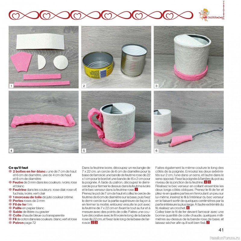 Вязаные проекты в журнале &laquo;Creer avec Creative Mamy - Fevrier-Mars 2026&raquo;