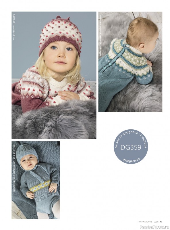 Вязаные проекты в журнале &laquo;Yarnmade №1 2018 Spring & Summer&raquo;.