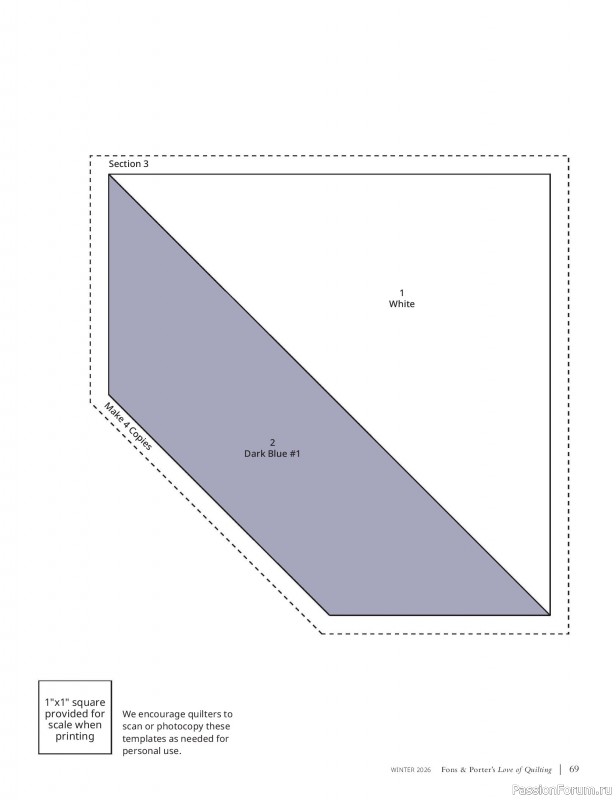 Коллекция проектов для рукодельниц в журнале «Fons & Porter's Love of Quilting - Winter 2026»