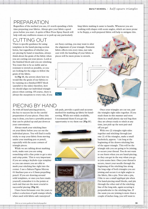 Коллекция проектов для рукодельниц в журнале «Todays Quilter №133 2025»