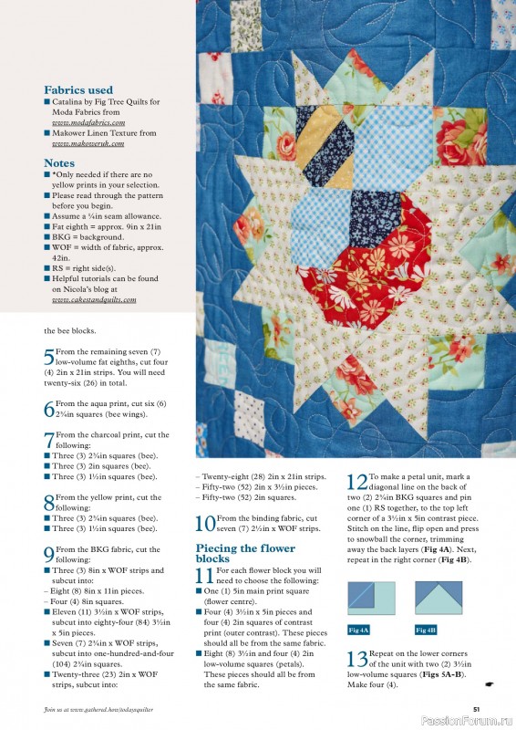 Коллекция проектов для рукодельниц в журнале «Todays Quilter №137 2025»