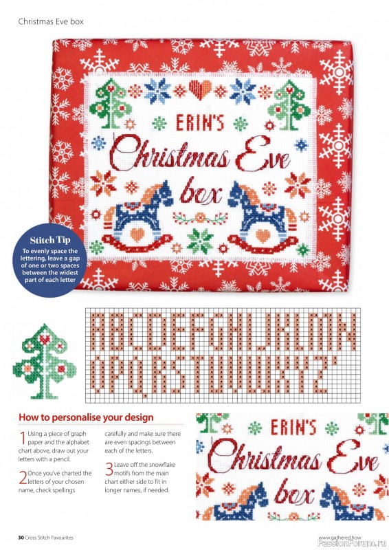 Коллекция вышивки в журнале «Cross Stitch Favourites - Christmas 2025»