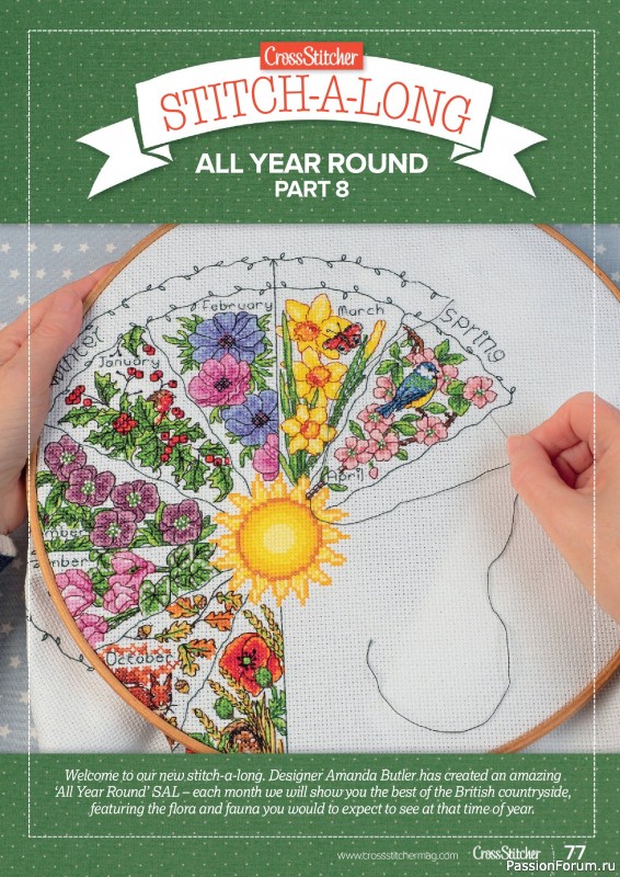 Коллекция вышивки в журнале «CrossStitcher №420 2025»