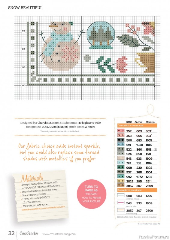 Коллекция вышивки в журнале «CrossStitcher №430 2025»